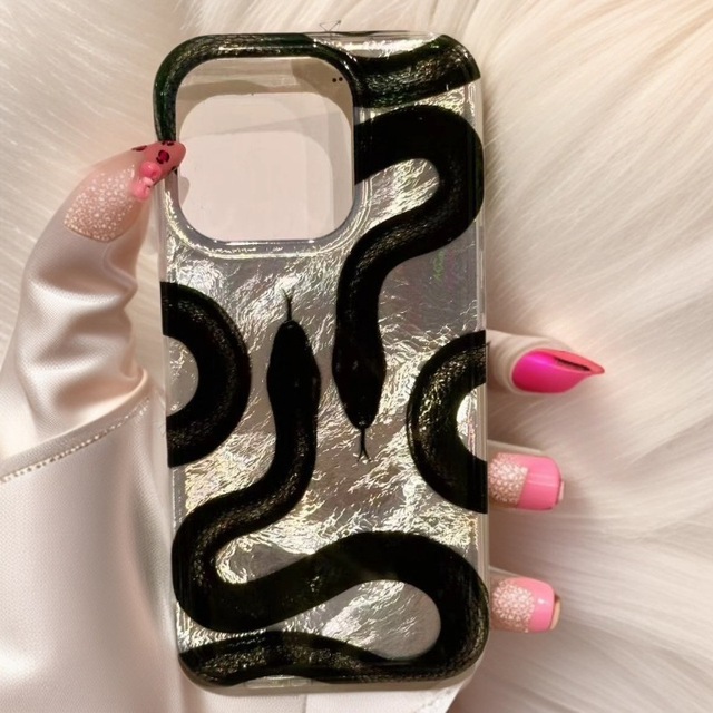 For Apple 17 Air Foreign Trade Double Snake Cell Phone Case iPhone 16 Plus Glacier 15 Pro Max Shell Wholesale Telephone Cover