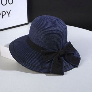 Sombrero de Paja para Mujer, para Verano, Playa, Protección Solar, con Lazo - Product Image 6