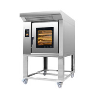 Four à biscuits à convection en acier inoxydable, gaz/électrique, 5/10 plateaux, four rotatif pour pain, biscuits, toasts