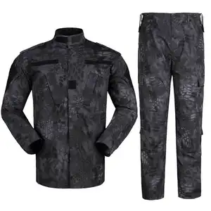 ACU Custom Camuflagem Tactical Clothing Camisa de manga comprida e calças Combat Frog Suit Uniformes