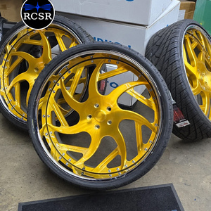 RCSR Ruedas Forjadas Personalizadas de 2 Piezas y 26 Pulgadas con Diseño Cóncavo, PCD 5x120 para Chevy Impala, Pontiac Grand Prix, Autos Clásicos Americanos - Product Image 2