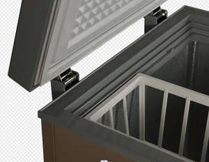 <span class=keywords><strong>Congelatore</strong></span> a Pozzetto Monoporta da <span class=keywords><strong>100</strong></span> <span class=keywords><strong>L</strong></span> / <span class=keywords><strong>Congelatore</strong></span> a Pozzetto con Porta in Vetro Superiore e Isolamento in Schiuma / Modello: BD-100G - Product Image 4