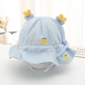 Gorro de bebé Versátil Moda Sombrero de pescador Niños Verano <span class=keywords><strong>Protector</strong></span> <span class=keywords><strong>solar</strong></span> Sombrero <span class=keywords><strong>para</strong></span> el sol Niñas Ocio Sombrero de tazón de dibujos animados - Product Image 4