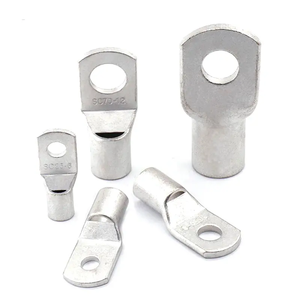 Terminales de crimpado de tubo de cobre estañado, terminales de anillo de cobre, terminales de cable eléctrico SC de buena calidad - Product Image 1