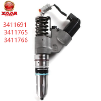 Ensemble d'injecteurs de carburant pour moteur diesel 3411766 3411691 3411765 Injecteur de carburant adapté aux machines d'ingénierie Cummins QSN14
