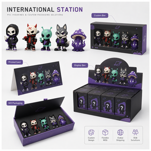 Figurines PVC personnalisées Goth Punk Crâne Alien, Diable cornu, Loup-garou, Champignon <span class=keywords><strong>Mutant</strong></span>, Thème Gothique, Mascotte de collection Halloween - Product Image 6