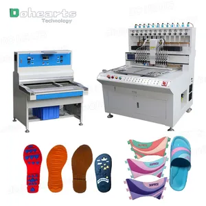 Auto pvc chaussures semelle pantoufle haut supérieur fabrication/distribution machines