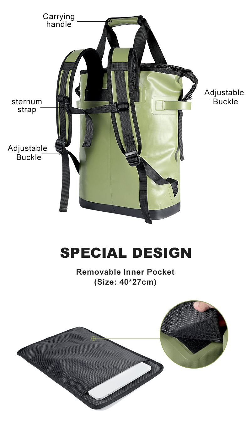 Wholesale Multi Use  Waterproof Backpack Dry Bags Camping Large Capacity Tote Bag for Outdoor Sports