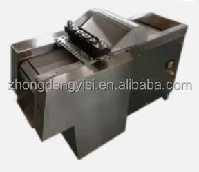 เครื่องหั่นเนื้อขนาดเล็กได้รับการรับรองมาตรฐาน CE เครื่องหั่นไก่ เครื่องตัดเนื้อปลา เครื่องตัดเนื้อแช่แข็ง เครื่องหั่นเนื้อแบบเส้น สภาพใหม่ - Product Image 3