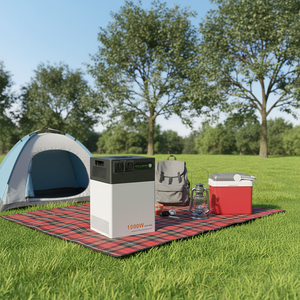 Offre Spéciale – Générateur Solaire Portable 1200W avec Batterie LiFePO4 2009.6Wh et 2 Prises CA pour Événements Extérieurs - Product Image 4