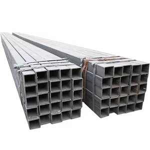Factory Inventory Fast Delivery Q235 Q345 Q235B ASTM A500 SHS RHS HSS Square Carbon Steel Pipe Tube