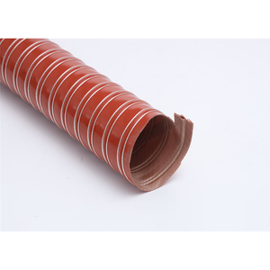Conducto flexible aislado de PVC telescópico rojo resistente a altas temperaturas con diseño gráfico - Product Image 5
