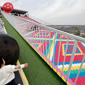 Juego de Parque de Diversiones para Niños: Tobogán de Nieve Seca Arcoíris, Pista de Deslizamiento, Parque Infantil Exterior, Juegos para Niños - Product Image 5