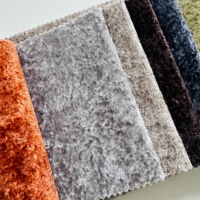 Tissu d'ameublement en velours gaufré motif fleur de glace, couleur personnalisée, durable, toucher doux, pour la maison, l'hôtel, les meubles et les canapés