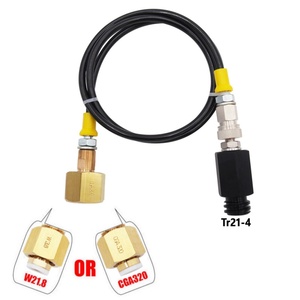 Nouvel adaptateur de réservoir de CO2 externe pour machine à soda, kit de tuyau W21.8-14/CGA320/G3/4 à déconnexion rapide, en cuivre et plastique, 1,5 m/0,9 m, outils pneumatiques - Product Image 3