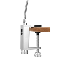 Lampe BBQ Type-C alimentée par batterie rechargeable, flexible, en métal, col de cygne, COB LED, base magnétique, pince à vis, charbon de bois, barbecue de camping