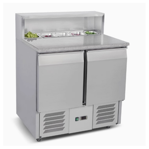 Réfrigérateur <span class=keywords><strong>professionnel</strong></span> en verre debout de refroidisseur de barre de salade du restaurant 400L pour le type de refroidissement d'affichage - Product Image 5