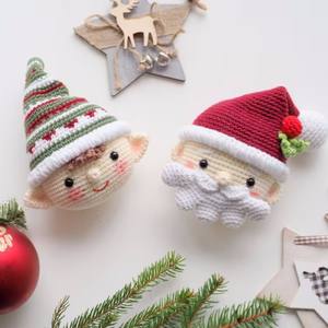 Fábrica personalizada <span class=keywords><strong>de</strong></span> ganchillo regalo <span class=keywords><strong>de</strong></span> Navidad adornos colgantes decorativos Amigurumi Navidad ciervo <span class=keywords><strong>muñeco</strong></span> <span class=keywords><strong>de</strong></span> <span class=keywords><strong>nieve</strong></span> <span class=keywords><strong>de</strong></span> punto regalos <span class=keywords><strong>de</strong></span> vacaciones - Product Image 6