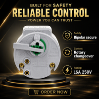 Thermostat de chauffe-eau électrique avec interrupteur (modèle 16A) – Interrupteur de sécurité bipolaire rotatif