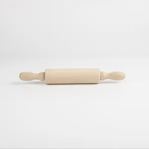 Diskon Besar Laser Terukir Kayu Solid Pastrymade Fondant Kecil Mini Anak-anak Rolling Pin Papan Pastry