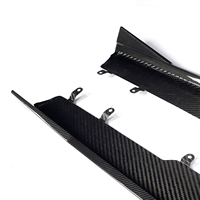Pour BMW X6M F96 LCI 2023-2024, jupes latérales en fibre de carbone sèche, fabrication directe usine, haute résistance, pièces d'amélioration aérodynamique