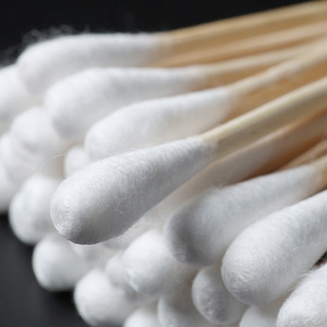 Hisopos de algodón Haining Tide con palitos de plástico, 20 unidades por paquete, estériles, para el cuidado de la piel y limpieza de oídos - Product Image 2