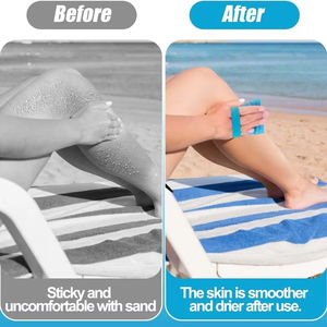 Sac anti-sable pour camping et vacances à la plage, brosse anti-sable, accessoires de camping et de baignade au soleil - Product Image 5