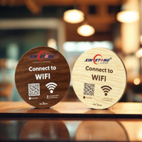 Placa de Madera NFC con Grabado Personalizado XYT para Restaurante, Hotel, Negocio, Tarjeta de Madera NFC