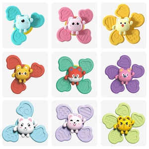 Giáo dục đồ chơi cơ sở hút xoay Đồ chơi tắm động vật hút cup Spinner bé bồn chồn spinner Đồ chơi - Product Image 3