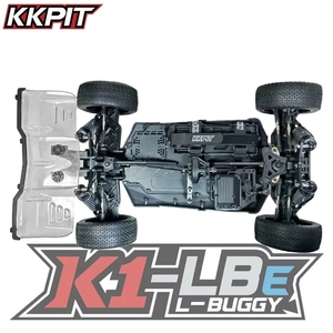 KKPIT KONE K1 L-BUGGY, Buggy 4x4 a <span class=keywords><strong>Escala</strong></span> 1/8, Vehículo de Alta Velocidad sin Escobillas, Coche RC con Control Remoto, Modelo de Camioneta de Juguete - Product Image 4