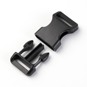 Black Plastic Buckle 20mm Inner Diameter Adjustable For <b>Bag</b> And Clothing <b>Accessories</b> - Product Image 3