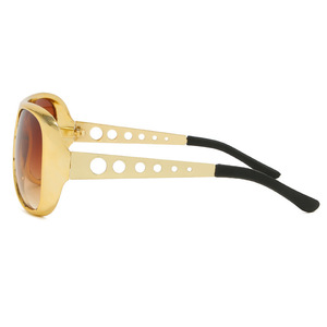 <span class=keywords><strong>Rockstar</strong></span> 50s et 60s Shades Gold Lunettes de soleil Party Favor Lunettes de soleil pour anniversaire Disco Pool Party Costume Accessoires - Product Image 3