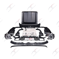 Kit de carrosserie de mise à niveau pour Toyota Land Cruiser, de l'ancien au nouveau modèle, de 1984-2022 à 2024, comprenant lèvre avant, pare-chocs avant, capot, garde-boue, phares et passages de roues.