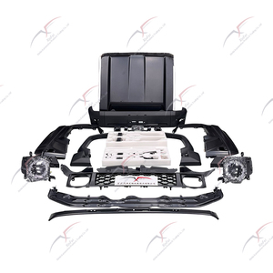 Kit de Conversión de Carrocería de Toyota <span class=keywords><strong>Land</strong></span> <span class=keywords><strong>Cruiser</strong></span> de 1984-2022 a 2024, Actualización de Carrocería Antigua a Nueva, Labio Delantero, Parachoques Delantero, Capó, Guardabarros, Faros y Pasos de Rueda - Product Image 2