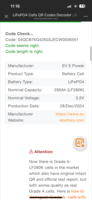 Batterie Lifepo4 EV280Ah de qualité A, stock de l'entrepôt européen KR Inventor, LF280k + capacité réelle supérieure à 310ah + barres omnibus gratuites + livraison DDP