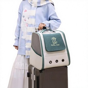 Hello Cat - Transportín para Gatos Transpirable y Conveniente para las Cuatro Estaciones, Tamaño Grande y Reforzado, Fácil de Transportar para Viajes y Salidas al Aire Libre - Product Image 1