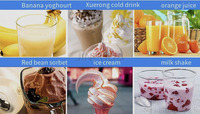 Tête multifonction trois réservoirs de saveur espace boisson congelée slash daiquiri margarita slushie slush machine 3 réservoirs nouveau commercial