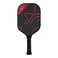 Raquettes de pickleball personnalisées avec logo, vente chaude de l'usine Zhensheng, prise en main confortable