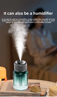 Difusor de Aroma Inteligente para Auto con Inducción, Atomización Ultrasónica, Ambientador Recargable con Encendido/Apagado Automático, Rociador de Perfume para Auto