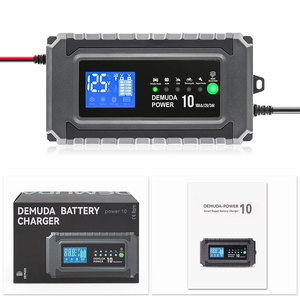 Reparación de pulso 12V 10A 24V 5A cargador de batería de plomo ácido para camión coche AGM ciclo profundo VRLA 4AH-100AH Battri cargador pantalla LCD - Product Image 6