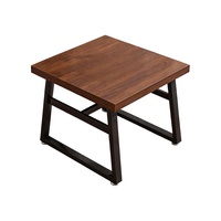 Ensemble de table et chaises de salle à manger, buffet, bar, dimensions multiples, noyer, cuir, exclusif pour restaurant et magasin de boissons