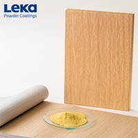 Poudre de revêtement en poudre effet bois de qualité approuvée, séchage rapide, bonne fluidité, anti-décoloration pour pièces métalliques