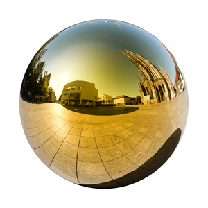 <span class=keywords><strong>Handmade</strong></span> Sang Trọng Thép Không Gỉ Cái Nhìn Bóng Vòng Tròn Giáng Sinh Trang Trí Kim Loại Thủ Công Mỹ Nghệ Cho Nhà Vườn Trang Trí - Product Image 6