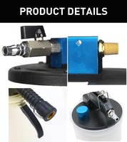 Kit de purge de frein sous vide 2L avec extracteur de liquide de frein 2L et bouteille de remplissage 1L pour utilisation automobile camion