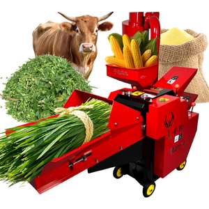 Machine multifonctionnelle pour aliments animaux 4800 kg/h, coupe-fourrage et broyeur de maïs avec cyclone pour l'<span class=keywords><strong>alimentation</strong></span> des volailles, des poulets, des bovins et des moutons - Product Image 1