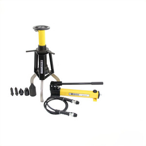 Herramienta de Desmontaje Hidráulica Antideslizante de Tipo Dividido, 50 Toneladas, 3 Mordazas, 220V, Alcance de 355mm, Carrera del Cilindro de 337mm - Product Image 3