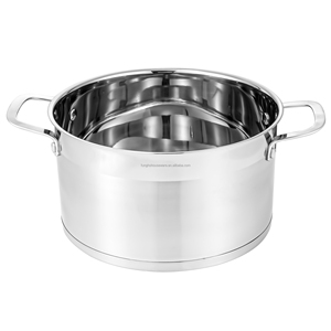 Ensemble de cuisine moderne de 8 pièces en acier inoxydable écologique, casseroles à soupe, poêles et grandes marmites pour usage domestique - Product Image 3