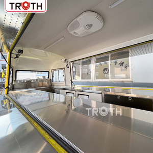 Remolque de Comida Personalizado Truth, Asador Eléctrico de Pollo, Remolque Comercial para Tacos, <span class=keywords><strong>Pizza</strong></span>, Helados, Totalmente Equipado - Product Image 3