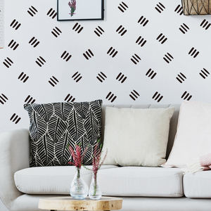 Lignes créatives minimalistes abstrait noir blanc stickers muraux chambre salon décoration <span class=keywords><strong>papier</strong></span> <span class=keywords><strong>peint</strong></span> autocollant auto-adhésif bricolage - Product Image 4