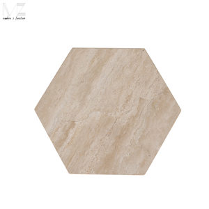 <span class=keywords><strong>Tavolini</strong></span> <span class=keywords><strong>da</strong></span> Caffè Esagonali in Travertino Wabi Sabi OEM Personalizzabili, Mobili <span class=keywords><strong>Moderni</strong></span> in Pietra per Soggiorno e Camera <span class=keywords><strong>da</strong></span> Letto - Product Image 4